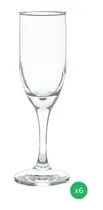 Comprar Copas Champagne Cristar Aragon Versalles 186 Ml X 6 Unidades