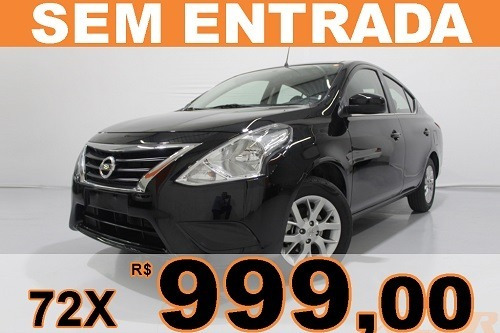 Nissan Versa 1.6 16v Flexstart Sv 4p Xtronic Zero De Entrada