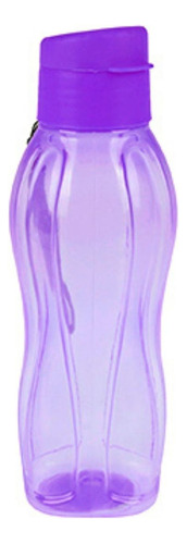 Garrafa Água Squeeze 600ml Academia Fitness Colorida Cor Roxo