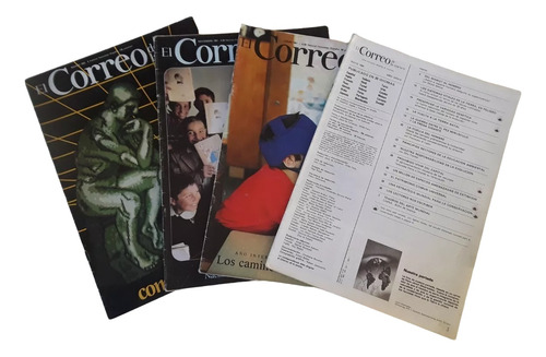 Lote De 4 Revistas Correo De La Unesco Años 1980,81,83.