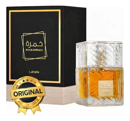 Khamrah Lattafa Perfume Árabe Masculino Eau De Parfum 100ml