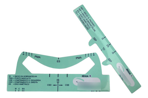 Régua Simétrica Renata Barcelli Design Sobrancelhas Marcação