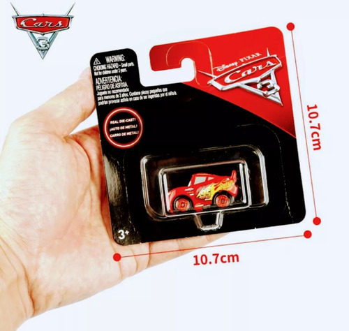 12 Metals Cars Mini Racers Disney Pixar Cada Uno Mide 4 Cm