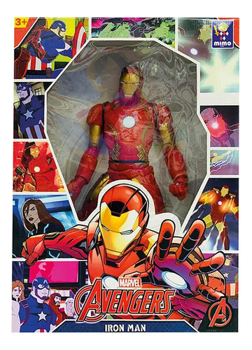 Muñeco Iron Man Gigante 55 Cm Avengers Original Marvel Colec