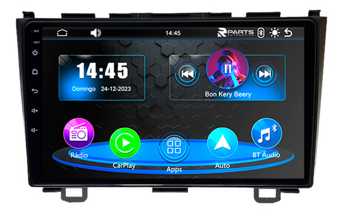 Kit Multimidia 9 Polegadas Mp5 Honda Crv 2008 A 2011