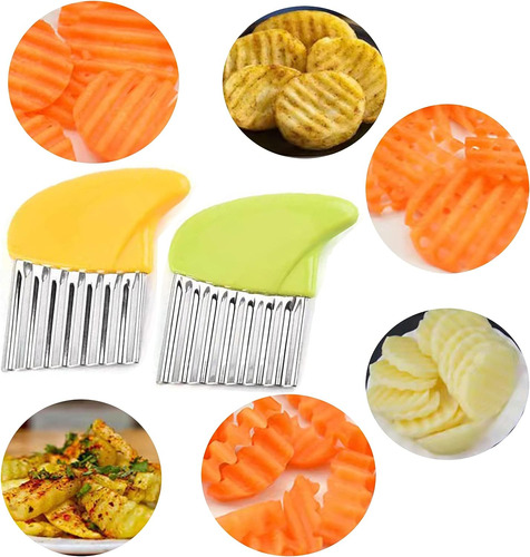 Cortador De Arrugado Ondulado Chopper Cuchillo Slicer Help