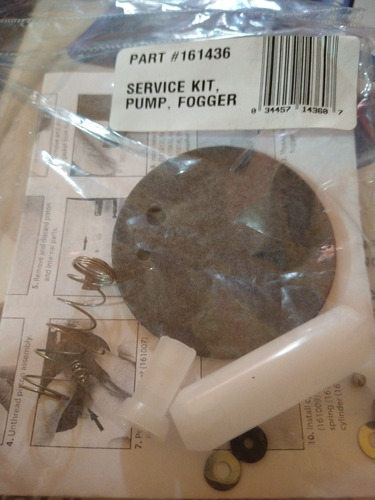 Imagen 3 de 4 de Kit Bomba De Succión Y Empaque Para Insect Fogger