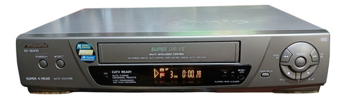 Videograbadora Vhs Panasonic Nv-sd430pm + Control Remoto Gris/aluminio (Usado)