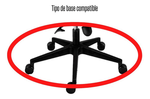 Pistón Ejecutivo Con Rebasador Para Silla Refacciones Ads
