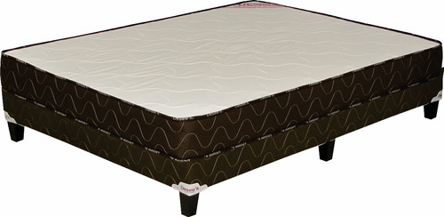 Sommier 2 Plazas Espuma + Almohadas Deseos