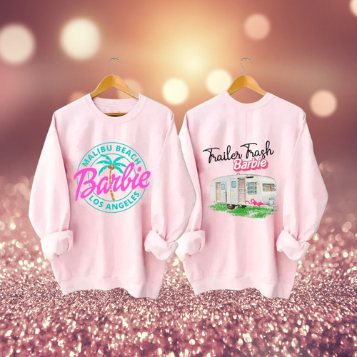 Sudadera Camper De Barbie Doble Vista Y Malibu
