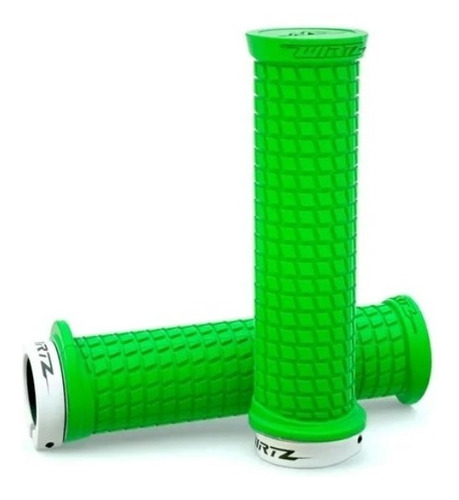 Imagen 1 de 4 de Puños Universales Atv Cuatriciclo Verde Lock On Wirtz