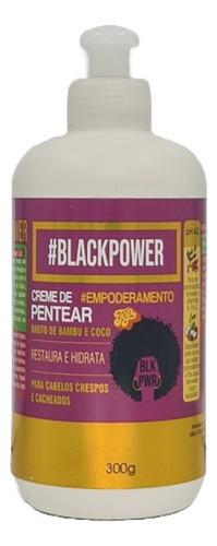 Suitt Professional Black Power Creme De Pentear 300 Ml