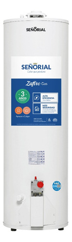 Termotanque multigas Señorial Zafiro TSZ-160 blanco 160L