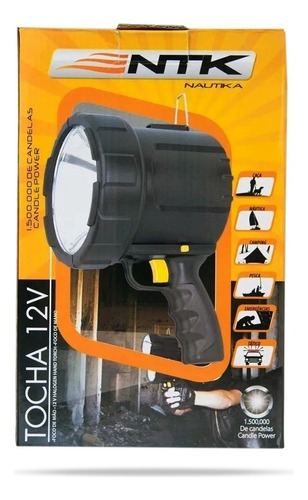 Lanterna Tocha 12v Tático Cilibim Foco Mão Superforte Ntk