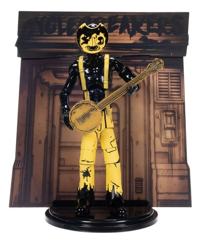 Bendy - Figura De Sammy Lawrence - Articulado - 13 Cm Alto