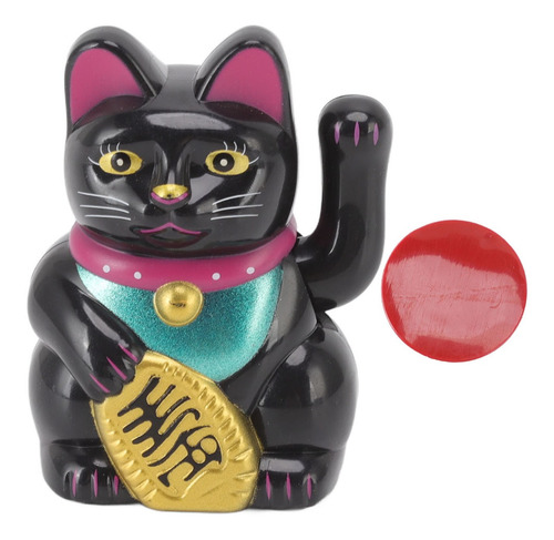 Lámpara Solar Con Forma De Gato De La Suerte, Diseño Chino,