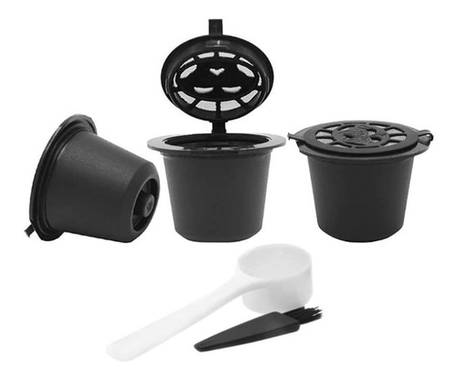 Imagen 7 de 7 de 3x Capsula Café Reutilizables Recargables Nespresso + Regalo