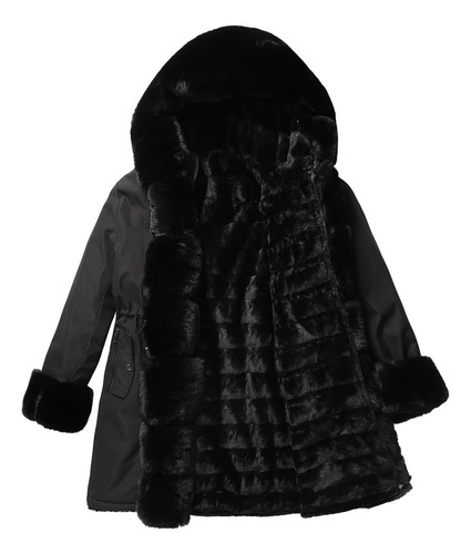 Abrigo Largo Y Cálido Para Mujer, Sudaderas Con Capucha Y Cu