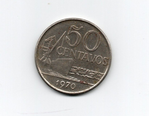Moeda De 50 Centavos 1970