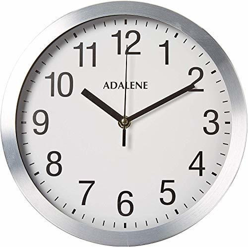 Imagen 1 de 3 de Adalene Reloj De Pared Moderno De Metal Silencioso Reloj