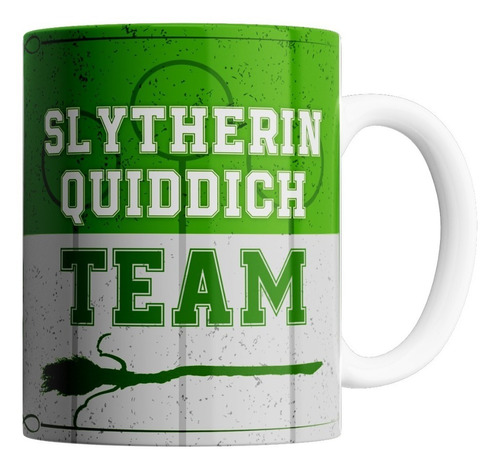 Taza De Cerámica - Harry Potter (slytherin Quiddich)