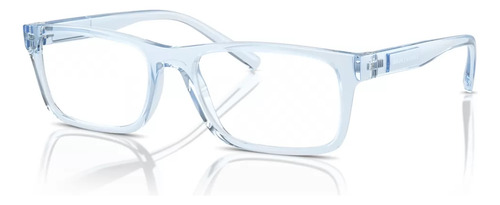 Lentes Anteojos De Vista Armazón Armani Exchange Ax3115 Color Celeste Talle Xl