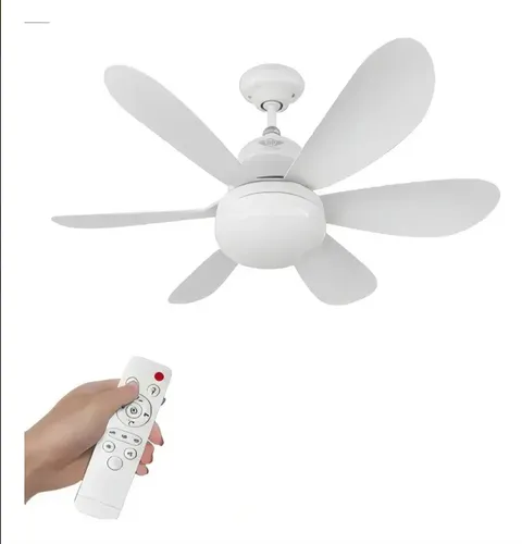 Ventilador Teto Com Luz Polo Uk Mini Ventilador 60w Com A Estrutura Branco 42 Cm Branco Plástico 50 Hz X 60 Hz