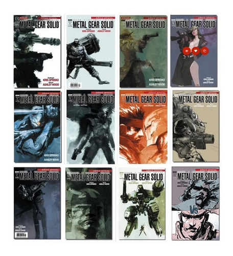 Metal Gear Solid Comic Oficial 1 A 12 Español Nuevos