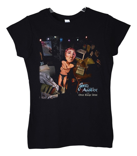 Polera Mujer Janes Addiction The Great Escape Artist Rock Ab