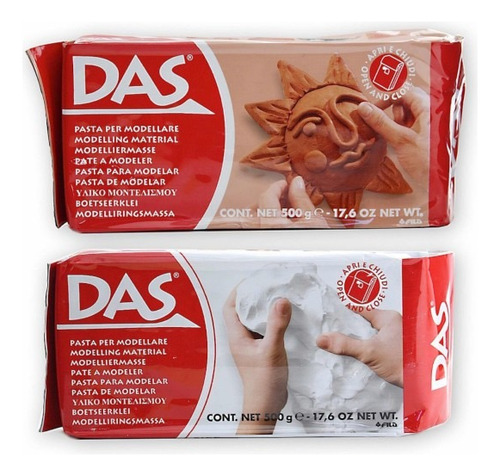 Cerámica Sin Horno | 500 G | Das | Blanca