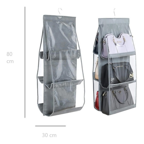 Imagen 2 de 6 de Organizador Colgante De Carteras Calzado Perchero