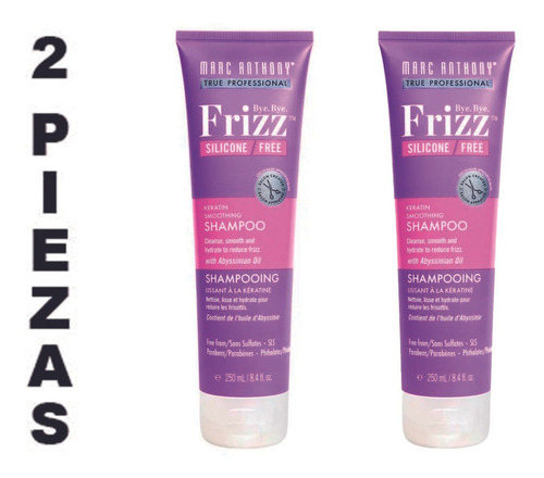 Shampoo Marc Anthony True Bye Frizz Keratin Smoothing,2