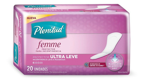 Imagen 1 de 4 de Plenitud Femme Protector Ultra Leve X 80 Unidades