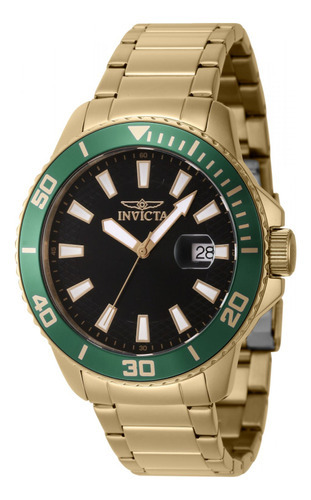 Reloj Para Hombres Invicta Pro Diver 46067 Oro