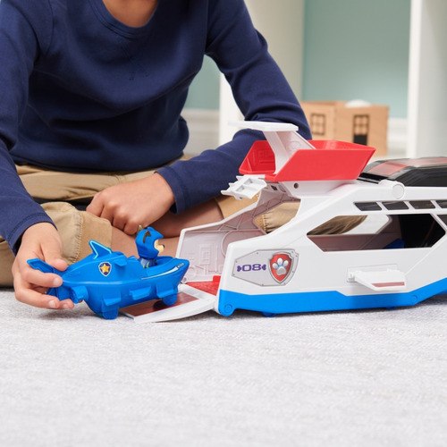 Paw Patrol Ballena Patroller Con Chase Lanzador De Vehiculos