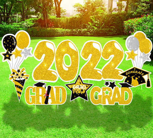 9 Cartel Graduacion 2022 Para Decoracion Fiesta  Clase Grad