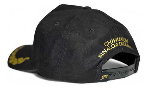 Gorra Vago Style Triángulo Dorado Snapback De Gamuza