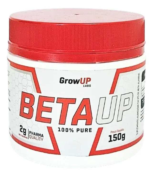 Beta-Alanina GrowUp Labs Beta Up em Pó Sem Sabor, 150g