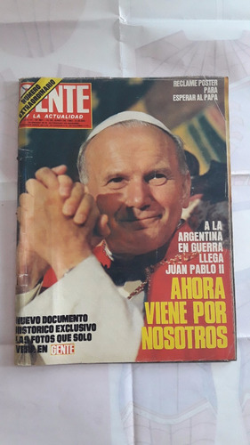 Revista Gente 881 Juan Pablo Segundo 10 Jun 1982 