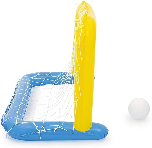 Imagen 4 de 8 de Arco Water Polo Inflable Con Pelota Set Juego Pileta Bestway