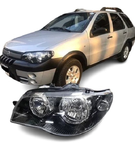 Optica Fiat Palio Strada Adventure 2004 2008 F N Aro C Izq.