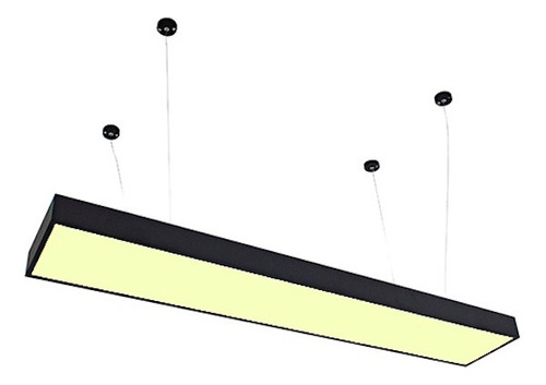 Lampara Colgante Led 72w Minimalista Curva 1.2 Metros  