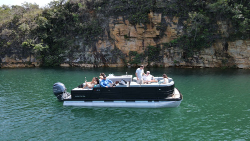 Lancha Ventura Pontoon 250 Zero V-cat Solara Fluvimar Vcat