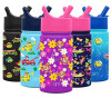 Botella De Agua Sencilla Y Moderna Para Niños (skye Flowers,