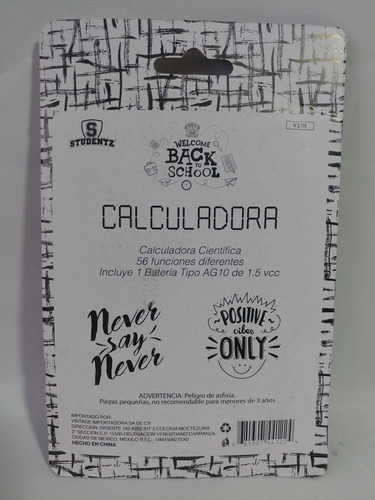Imagen 8 de 8 de Calculadora Cientifica Mini Escuela Estudiante 1 Línea Basi