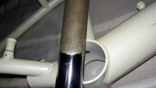 Cuadro Con Tijera Fishbone Ninja. Bmx Midschool. No Gt Dyno. Blanco (Usado)