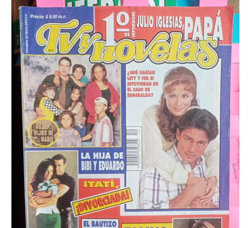 Bibi Gaytan Y Eduardo Capetillo En Revista Tvynovelas 1997