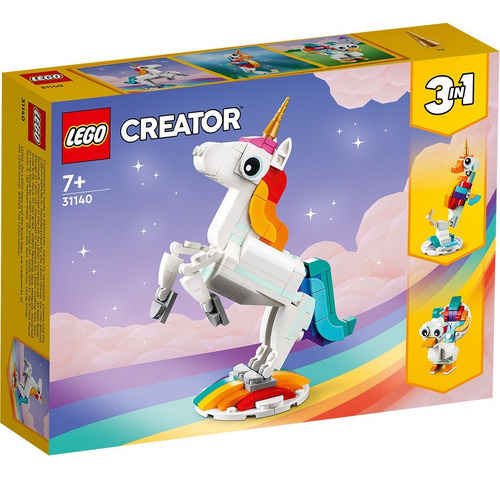 Lego Creator 3 En 1 Unicornio Mágico 31140 / Diverti