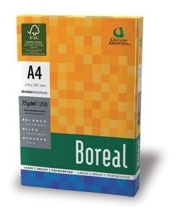 Imagen 3 de 8 de Resma 75g A4 Boreal X2un. (envíogratis 5packx2) Dist Oficial